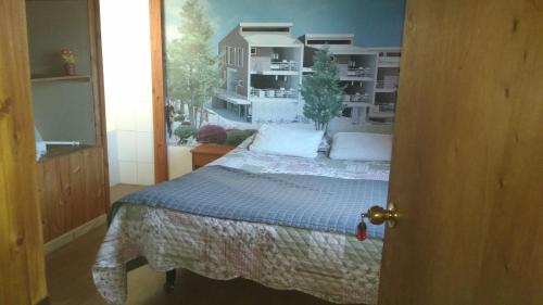 Postel nebo postele na pokoji v ubytování Hostal Maitahue