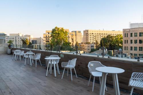 Balkoni atau teres di Shlomtzi Hotel