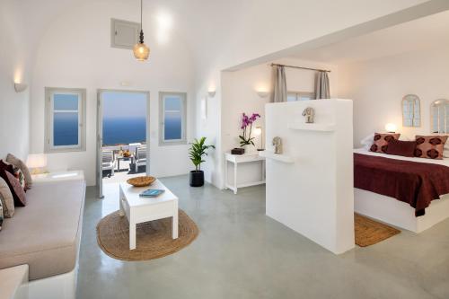 Χώρος καθιστικού στο Siete Mares Luxury Suites
