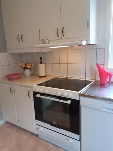 Køkken eller tekøkken på Villa mitt i Ullared - 400m till Gekås