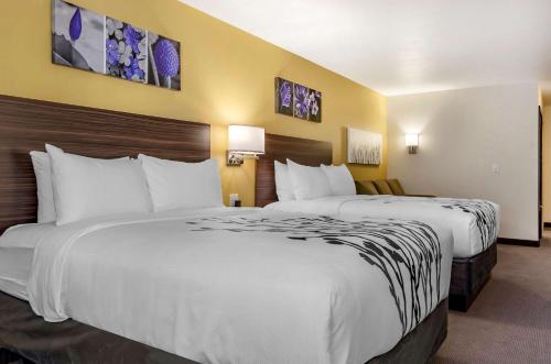 Ένα ή περισσότερα κρεβάτια σε δωμάτιο στο Sleep Inn & Suites Great Falls Airport