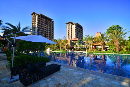 Bazén v ubytování HNTI·Narada Sanya Bay Resort nebo v jeho okolí