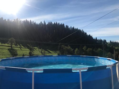 Bazén v ubytování Apartament u Beaty i Heńka, Łapszanka nebo v jeho okolí