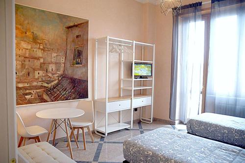 Postel nebo postele na pokoji v ubytování il bastimento