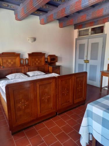 Postel nebo postele na pokoji v ubytování Renaissance Vintage Apartment A3
