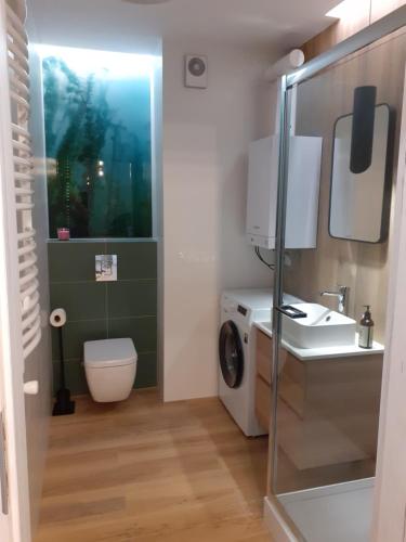 Ένα μπάνιο στο Apartament na Chopina
