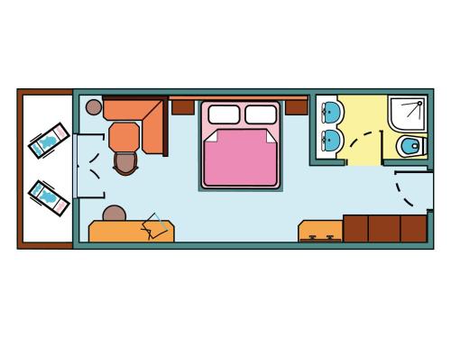 Grundriss der Unterkunft Hotel Ifinger