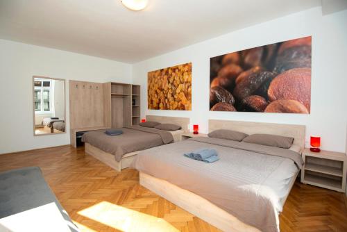 Postel nebo postele na pokoji v ubytování Viva Rooms