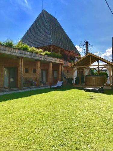 Zahrada ubytování Casa Ralucăi