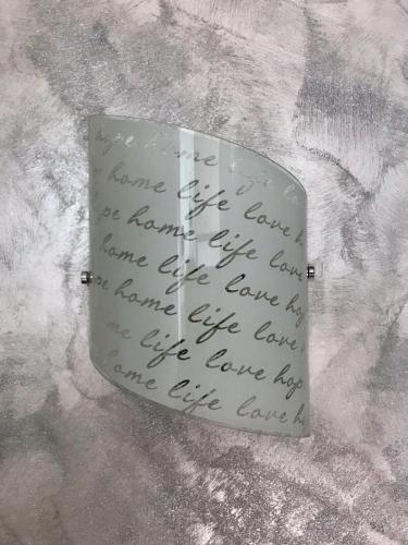 a piece of paper with writing on it at B&B Marrelli Crotone in Crotone