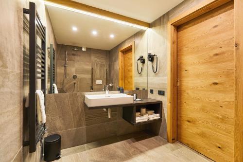 Koupelna v ubytování Resort Sněžné AMANITA