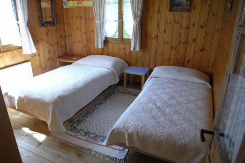 Krevet ili kreveti u jedinici u okviru objekta Chalet Aisha