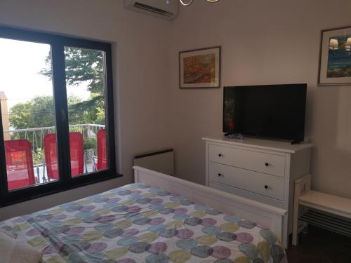 Postel nebo postele na pokoji v ubytování SUNSHINE CRIKVENICA
