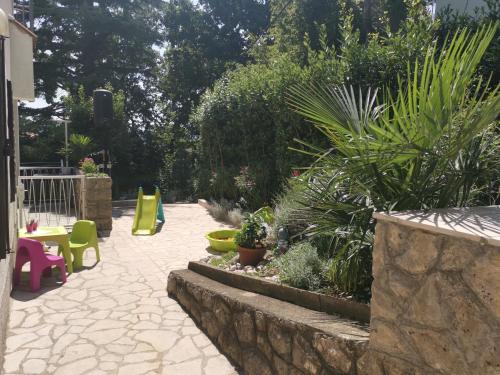 Zahrada ubytování SUNSHINE CRIKVENICA