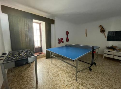 Taula de ping-pong a La Casa 5 o a prop