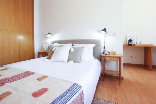 Ένα ή περισσότερα κρεβάτια σε δωμάτιο στο Casa do Condado
