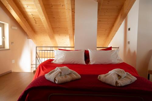 Postel nebo postele na pokoji v ubytování Hotel Meublè Adler - Rooms & Mountain Apartments