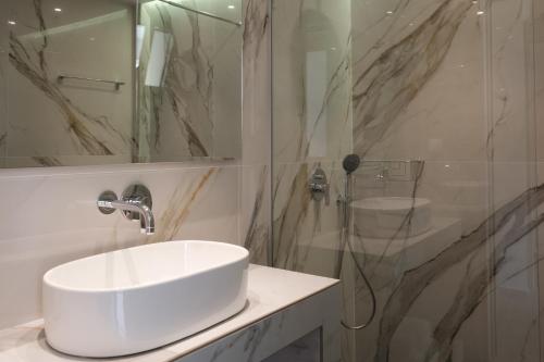 Koupelna v ubytování TEREZAS HOTEL