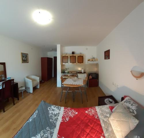 Η κουζίνα ή μικρή κουζίνα στο Apartmani "Vila Jelena" Arandjelovac