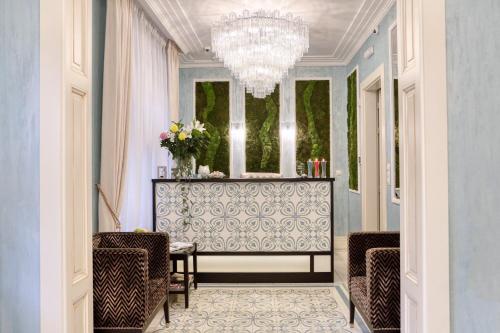 Χώρος καθιστικού στο Ferdinandhof Apart-Hotel