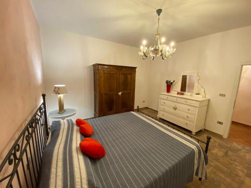 מיטה או מיטות בחדר ב-Villa Clarabella