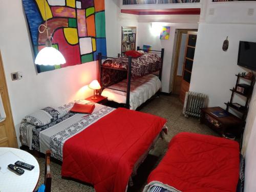 Posteľ alebo postele v izbe v ubytovaní EnmicasaSSJ-Rosario