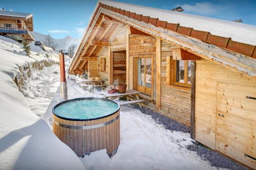Το Chalet Le Meridien - Tournette - OVO Network τον χειμώνα