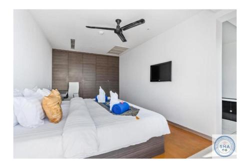 Cama o camas de una habitación en Panorama Samui Residences