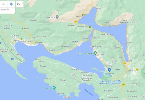 a map of argentinianadeshadesh with the countries annotations at Apartment by the Sea in Tivat