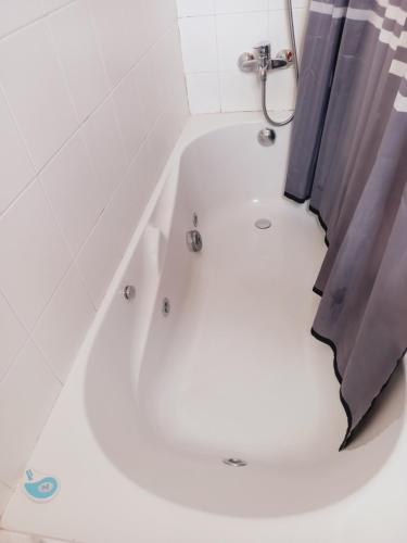 Koupelna v ubytování Hotel Seva