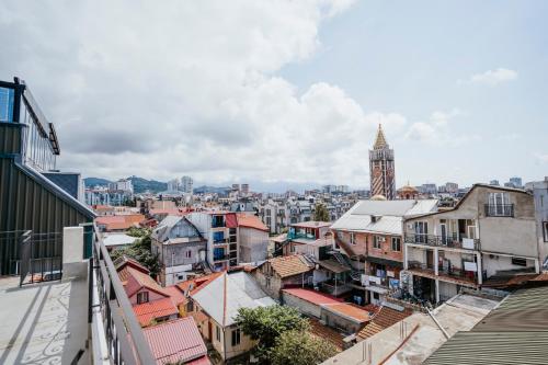 a city view from the roof of a building at West Apart Hotel in Batumi