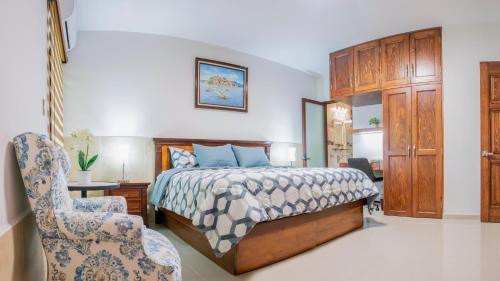 מיטה או מיטות בחדר ב-Casa Mariano