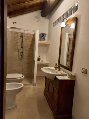 Koupelna v ubytování B&B A due passi dal Castello