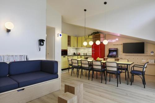Kuchyň nebo kuchyňský kout v ubytování Appart'hôtel Bellamy Chamonix