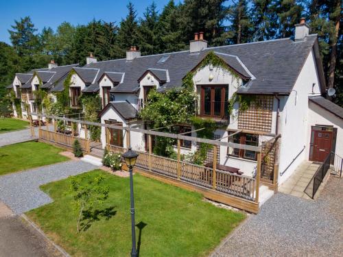 an aerial view of a house at The Atholl Palace in Pitlochry