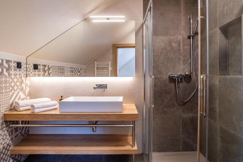 Koupelna v ubytování Penzion Repanšek