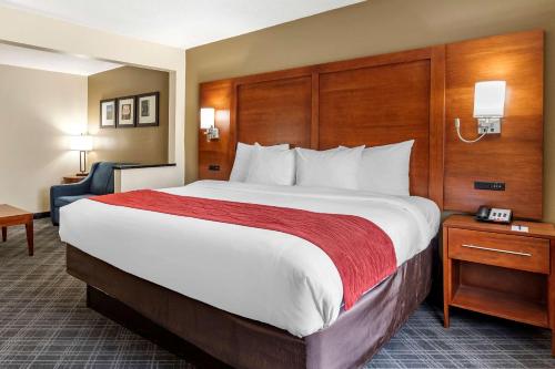 Ένα ή περισσότερα κρεβάτια σε δωμάτιο στο Comfort Inn Oklahoma City
