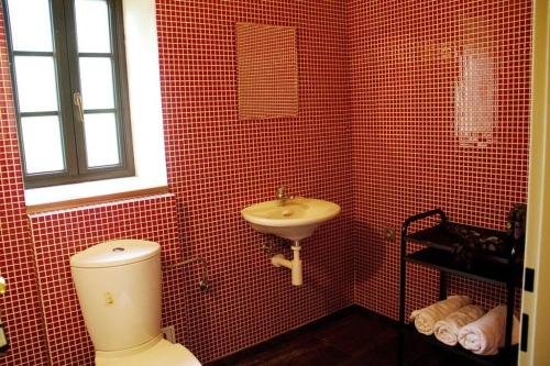 Koupelna v ubytování PENZION PIVOVAR - Jedinečné ubytování v areálu bývalého pivovaru
