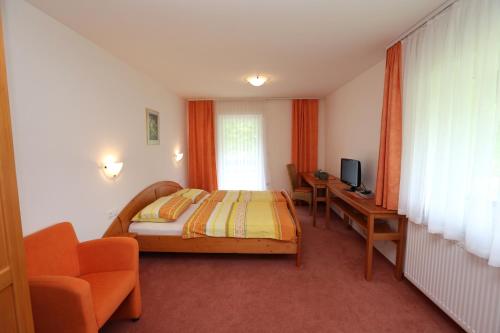 Ένα ή περισσότερα κρεβάτια σε δωμάτιο στο Bed & Breakfast Hisa Resje