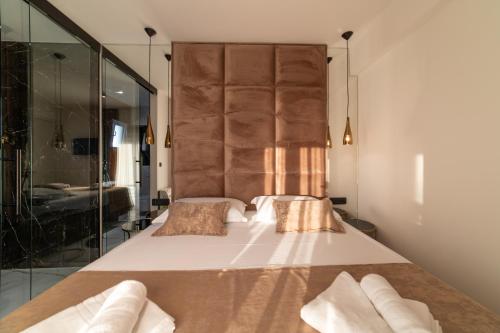 Postel nebo postele na pokoji v ubytování Luxury penthouse Vagabundo