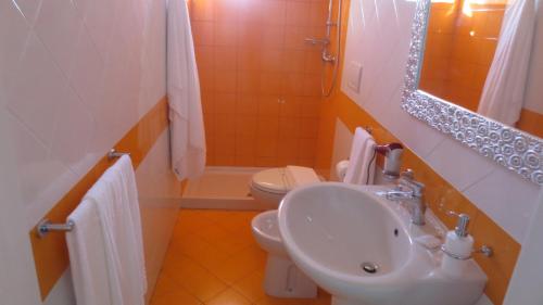 Koupelna v ubytování Antico Casale B&B