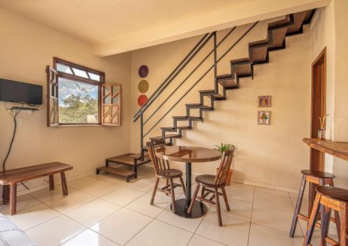 TV a/nebo společenská místnost v ubytování Village Funchal, Lençóis