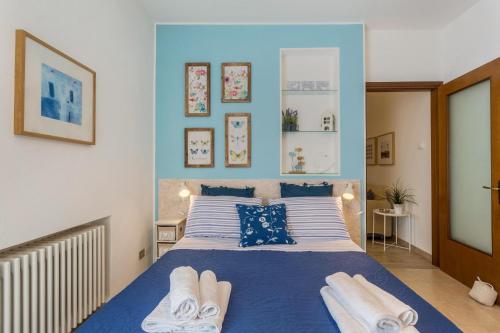 En eller flere senge i et værelse på La Terrazza