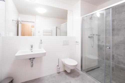 A bathroom at Kästle Residence