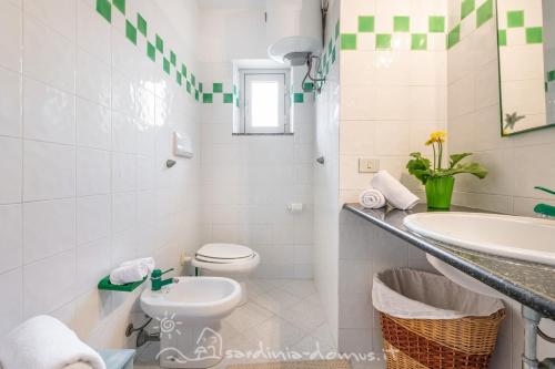 Ένα μπάνιο στο Appartamento Rosa con due camere