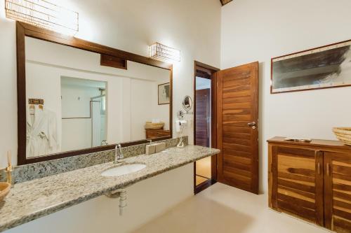 Ванная комната в Casa na Praia