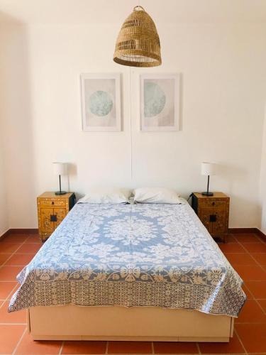 Llit o llits en una habitació de Casa Campinho