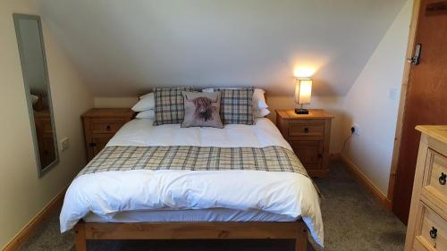 Ένα ή περισσότερα κρεβάτια σε δωμάτιο στο Hebridean Stay