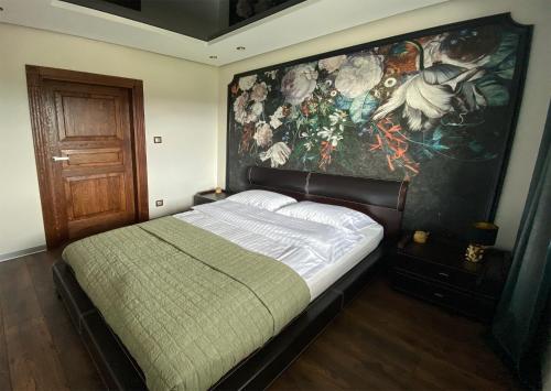 Posteľ alebo postele v izbe v ubytovaní Apartament Szot