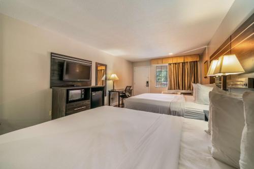 Katil atau katil-katil dalam bilik di Best Western Inn of Jasper